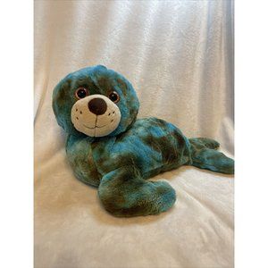 First‎ Main plush blue/brown seal with big eyes approx 18" SOFT